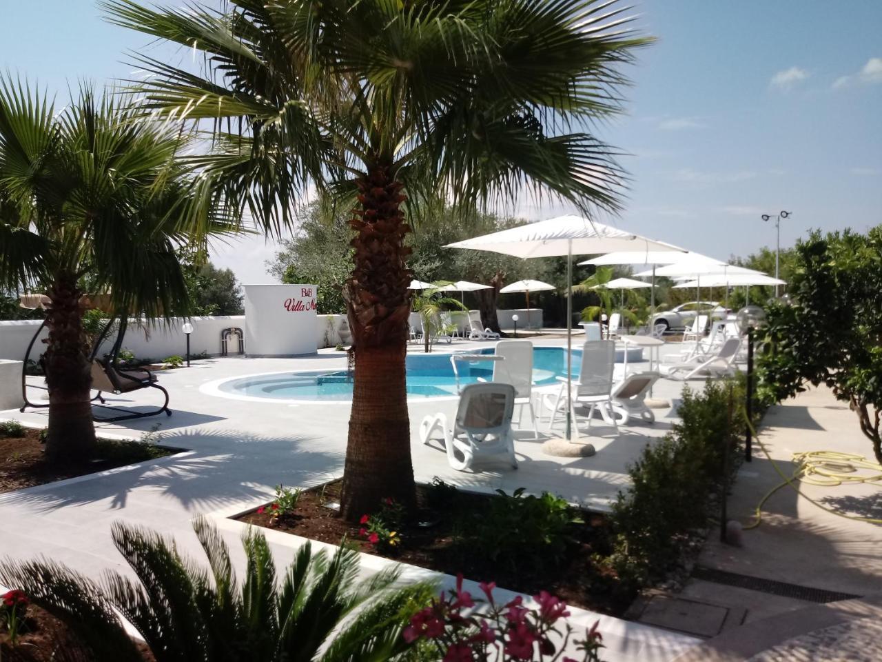 B&B Villa Mery Mileto Bagian luar foto